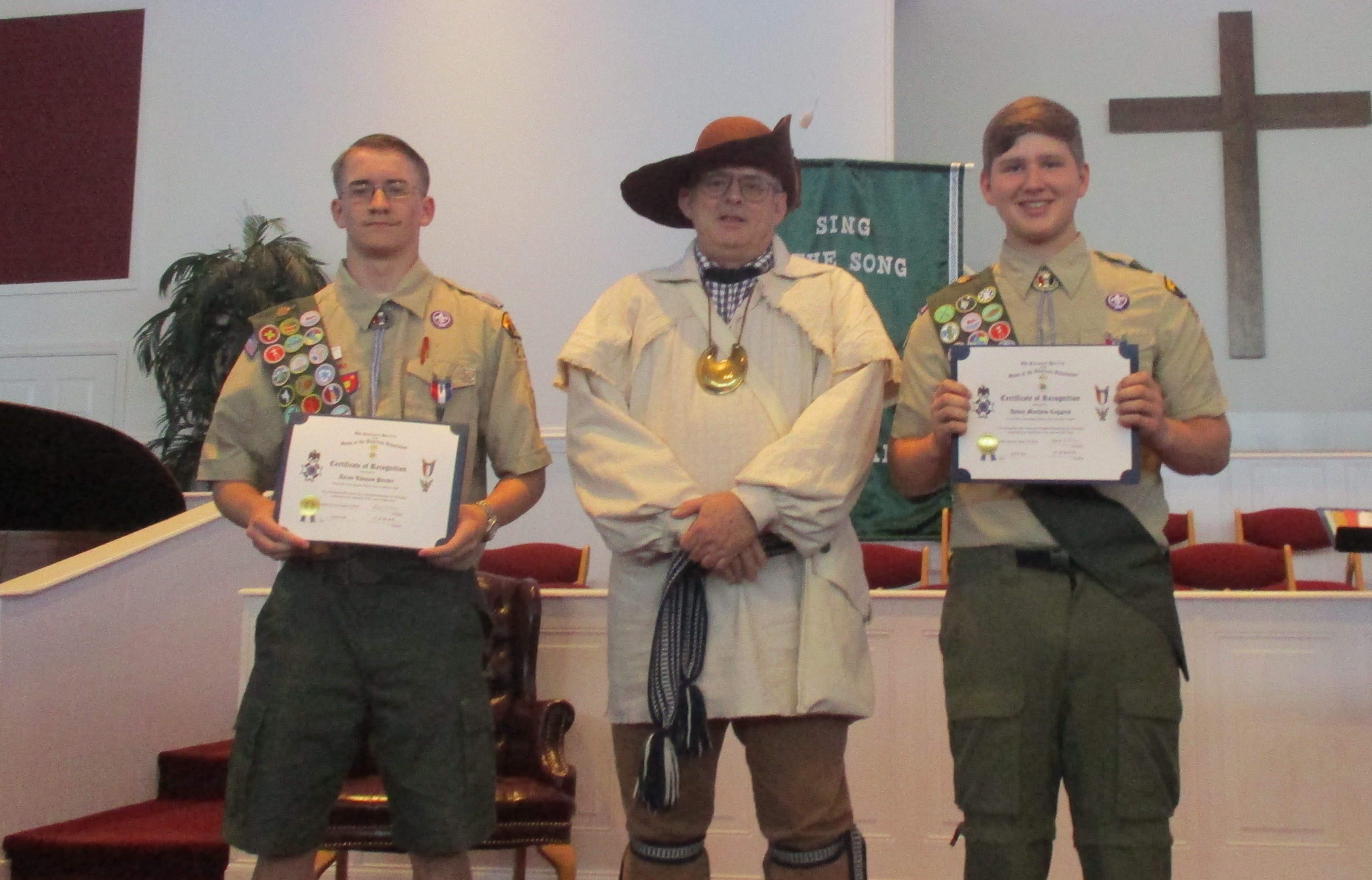 Duo Earn Eagle Scout Award