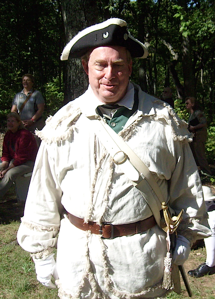 North Carolina SAR President Tim Berly attends the 235th Anniversary of the Battle of Kings Mountain on Oct. 7 2015 in Kings Mountain SC.