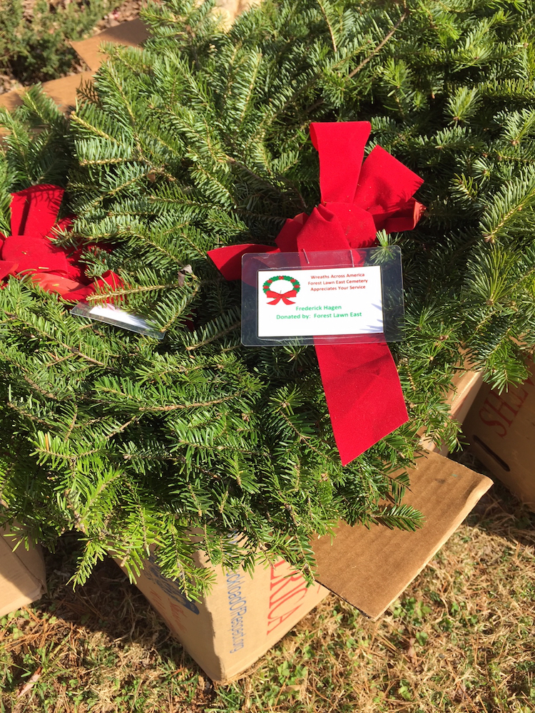 The Mecklenburg chapter participated in Wreaths Across American in Charlotte on December 12, 2015.