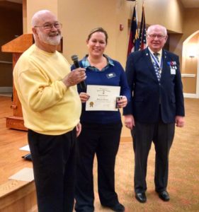 Heroism Medal recipient