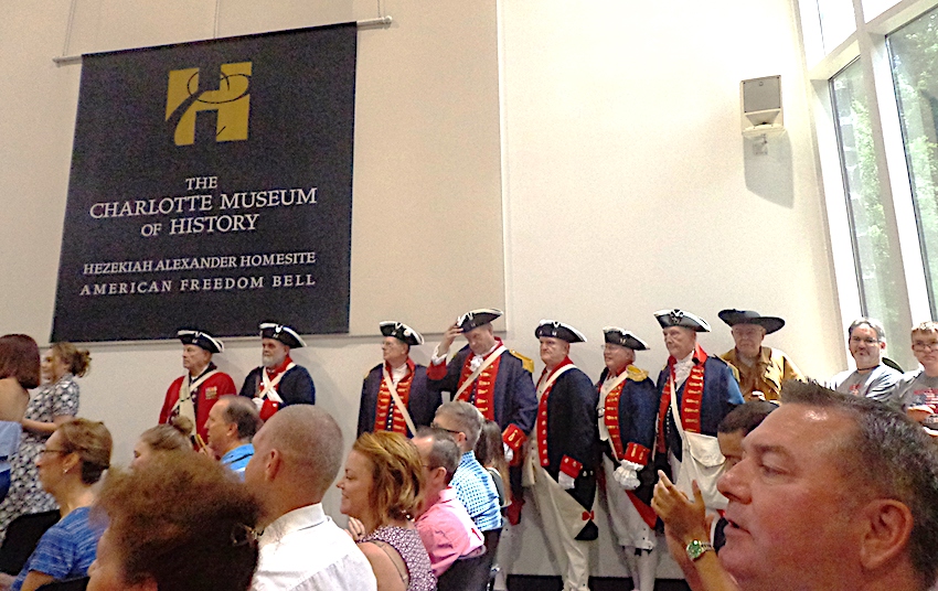 Mecklenburg SAR Color Guard attends the July 4 2017 New U.S. Citizen Naturalization ceremony in Charlotte.